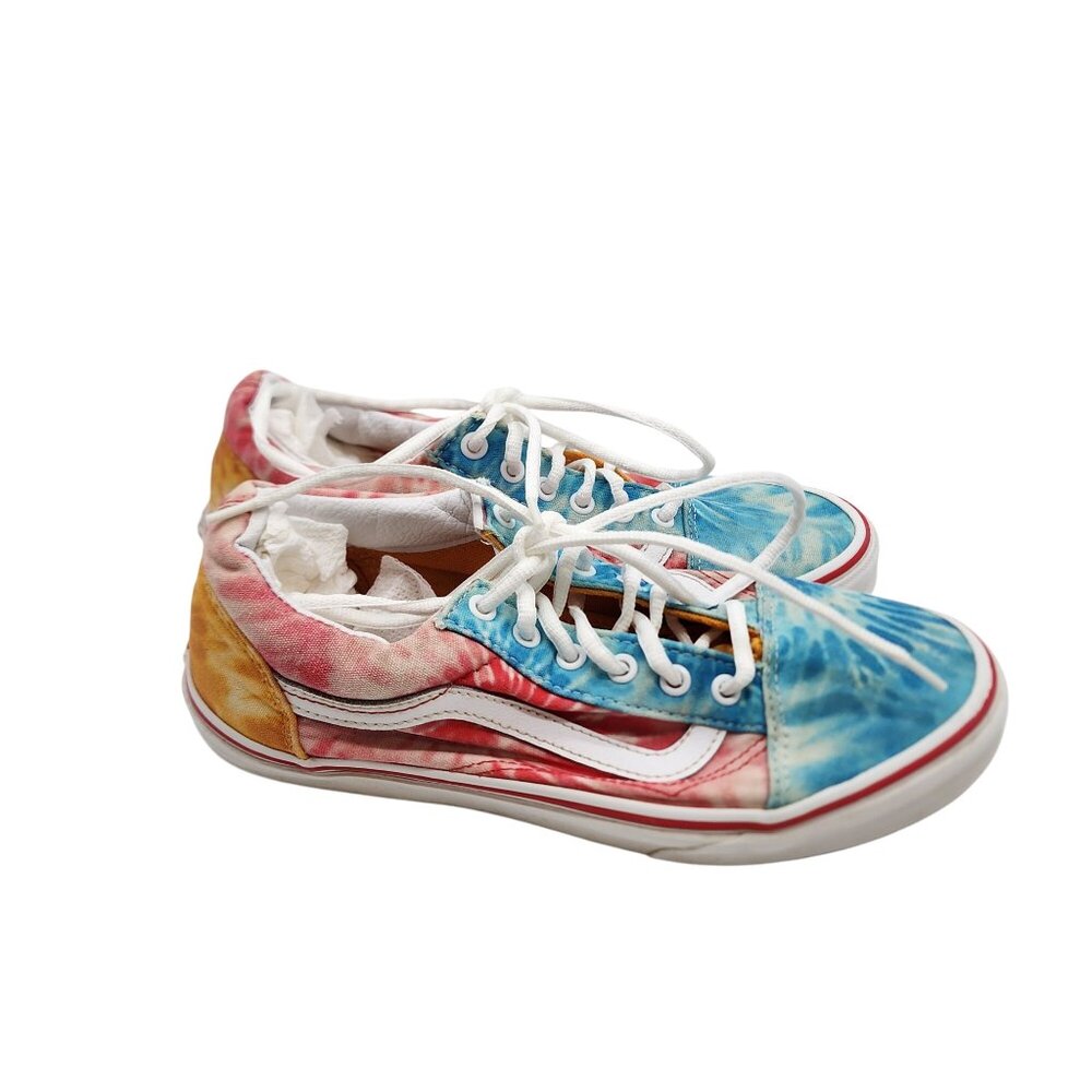 Vans Unisex Tie-Dye Canvas Sneakers Size 6